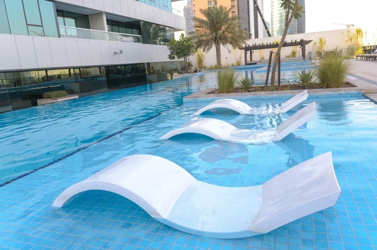 Waterfront Downtown- Damac Maison Canal View Dubai Exterior foto